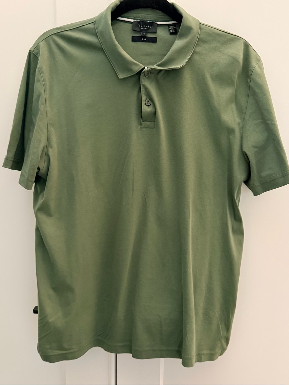 Ted Baker Olive-Tone Short Sleeve Polo